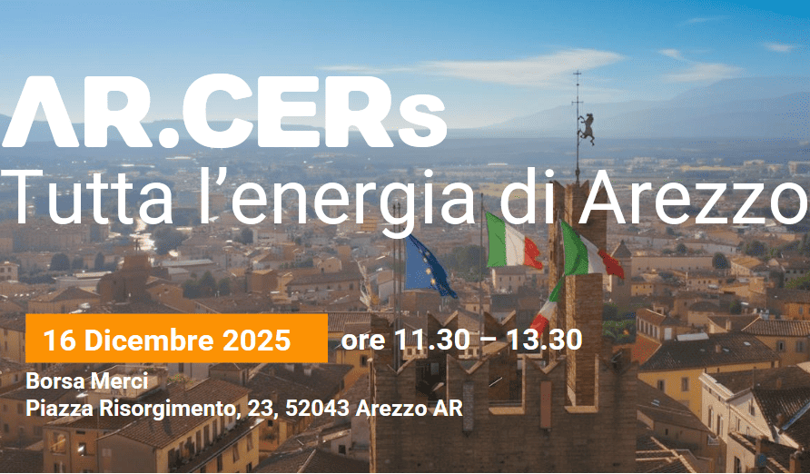Arezzo lancia la prima Comunità Energetica Rinnovabile Solidale