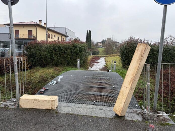 Recuperato il piccolo ponte a Bibbiena Stazione, zona Palazzetto
