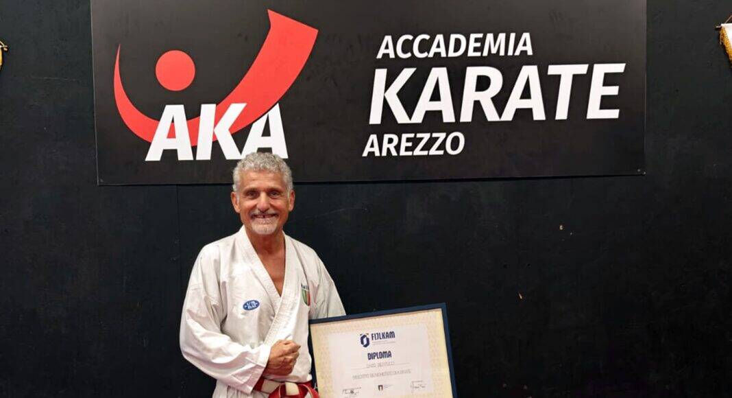 Enzo Bertocci ha ricevuto la qualifica di Maestro Benemerito di karate