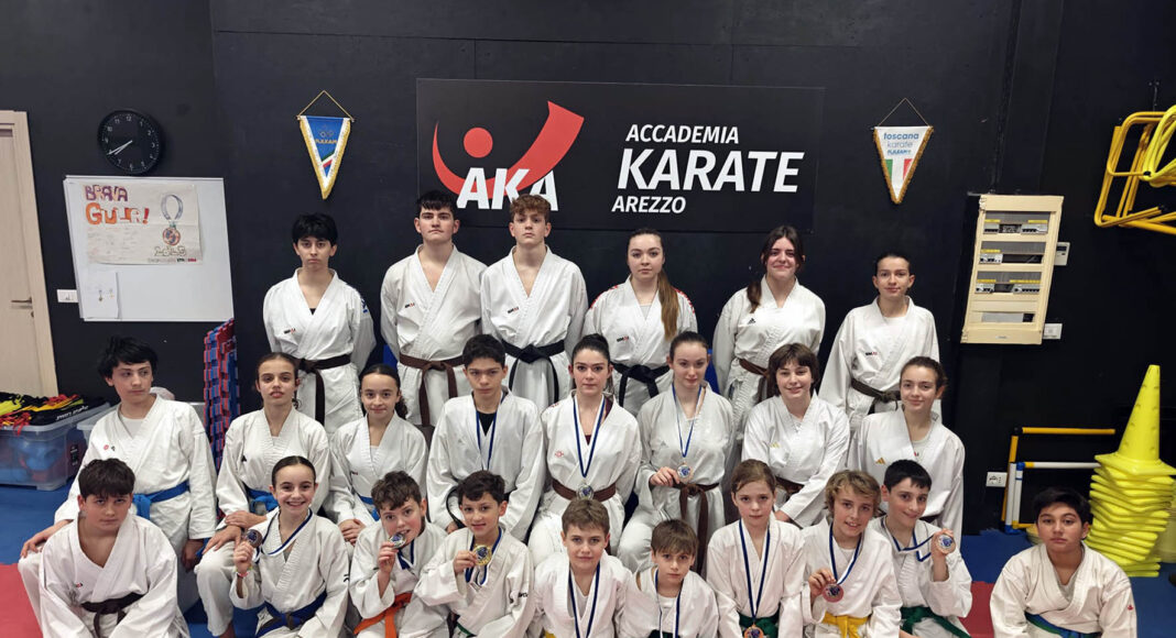 Terzo posto per l’Accademia Karate Arezzo all’Open di San Marino