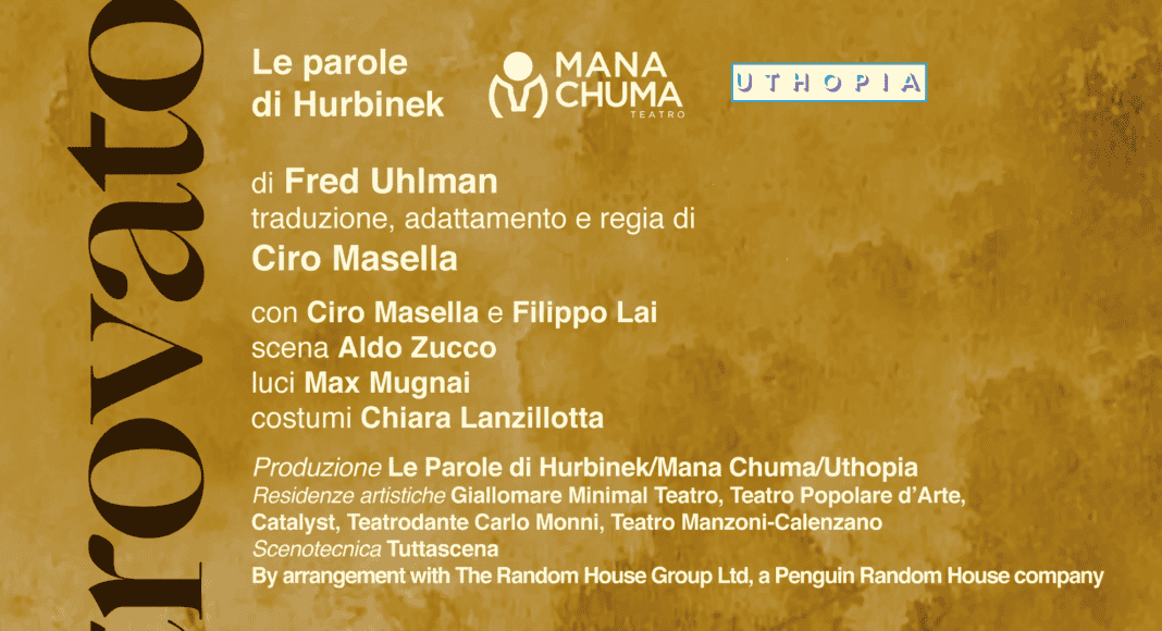 Al teatro Dante di Sansepolcro, “L’amico ritrovato” di Fred Uhlman