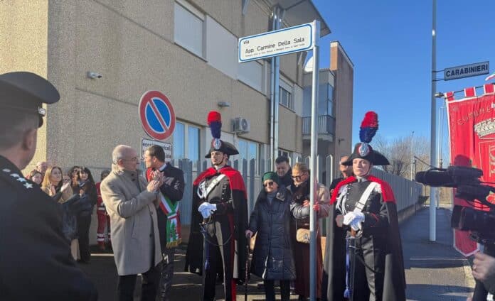 Bibbiena intitolata una strada all'appuntato Carmine Della Sala