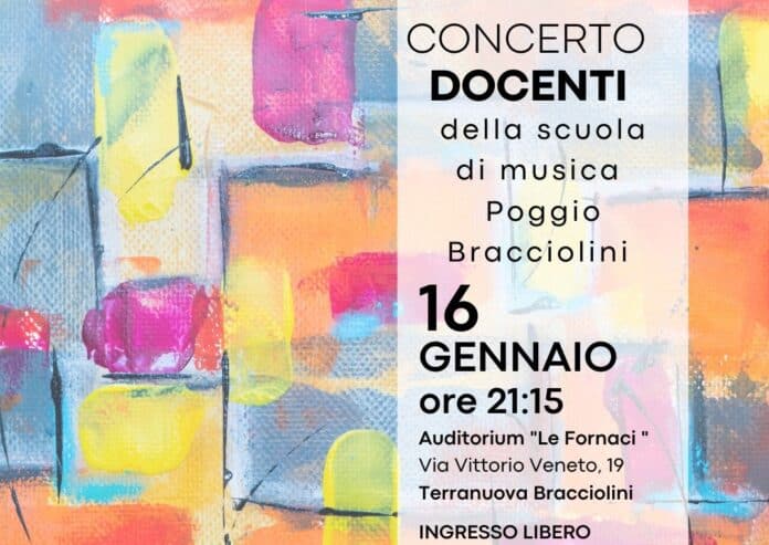 Concerto dei docenti della Scuola di Musica di Poggio Bracciolini