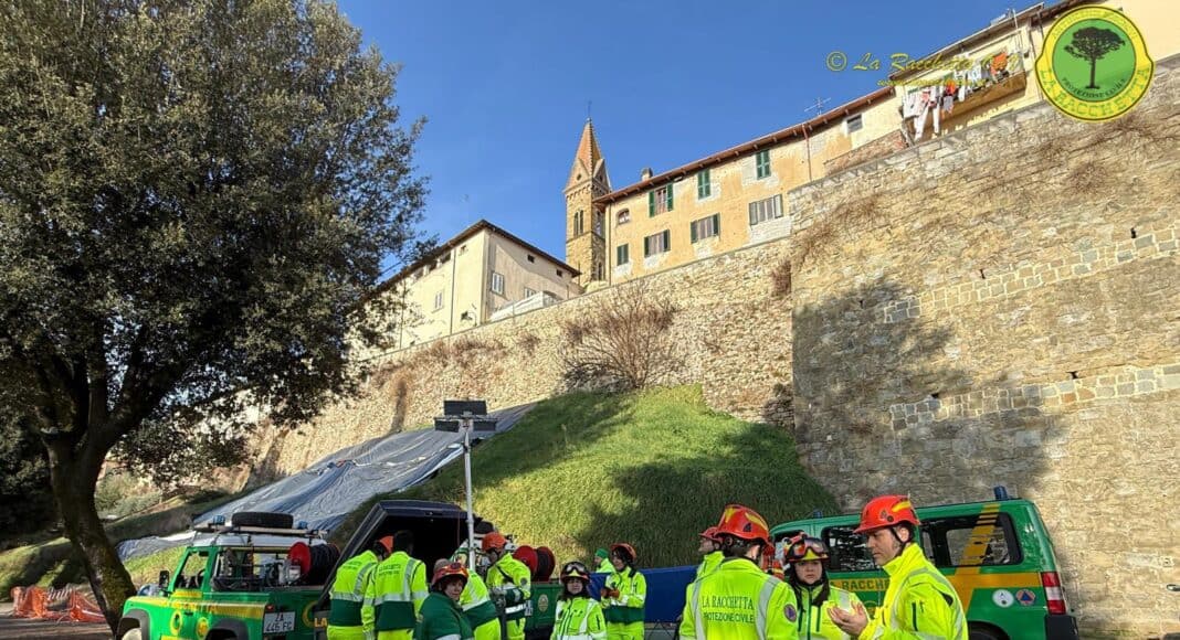 Esercitazione di protezione civile a Laterina Pergine Valdarno