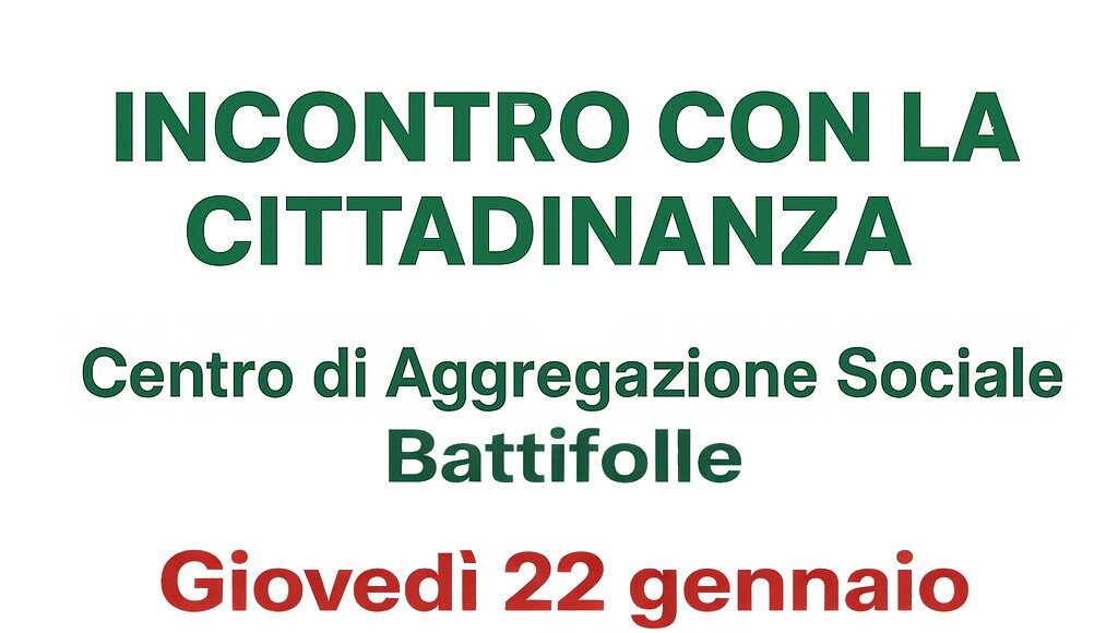 Giovedì 22 Febbraio il PD incontra i cittadini di Battifolle