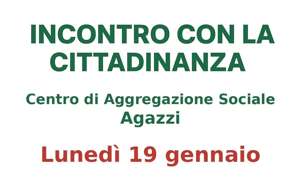 Il PD nel territorio riparte il ciclo di incontri da Agazzi