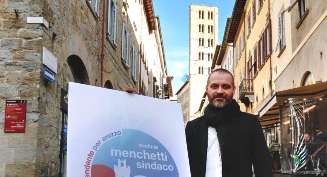 Michele Menchetti lancia la sua candidatura a Sindaco di Arezzo