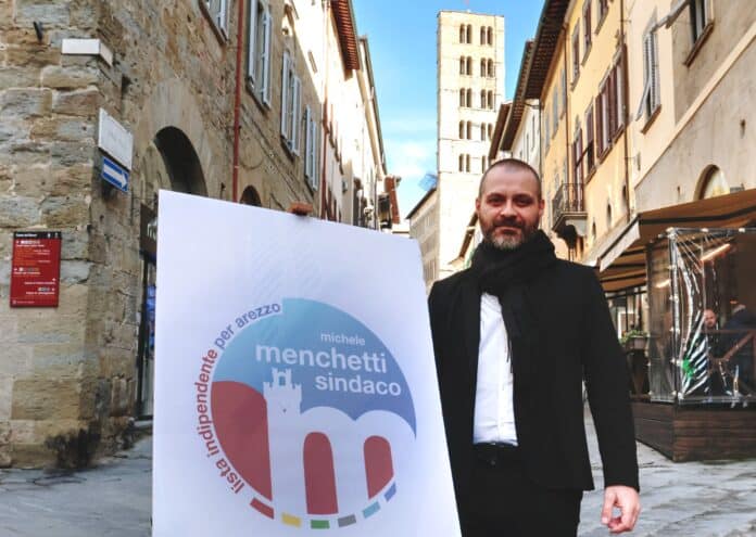 Michele Menchetti lancia la sua candidatura a Sindaco di Arezzo