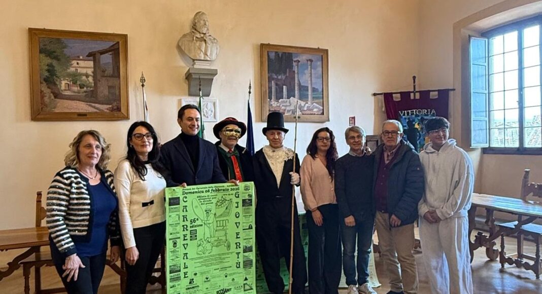 Presentato il Carnevale 2026 di Anghiari e Sansepolcro