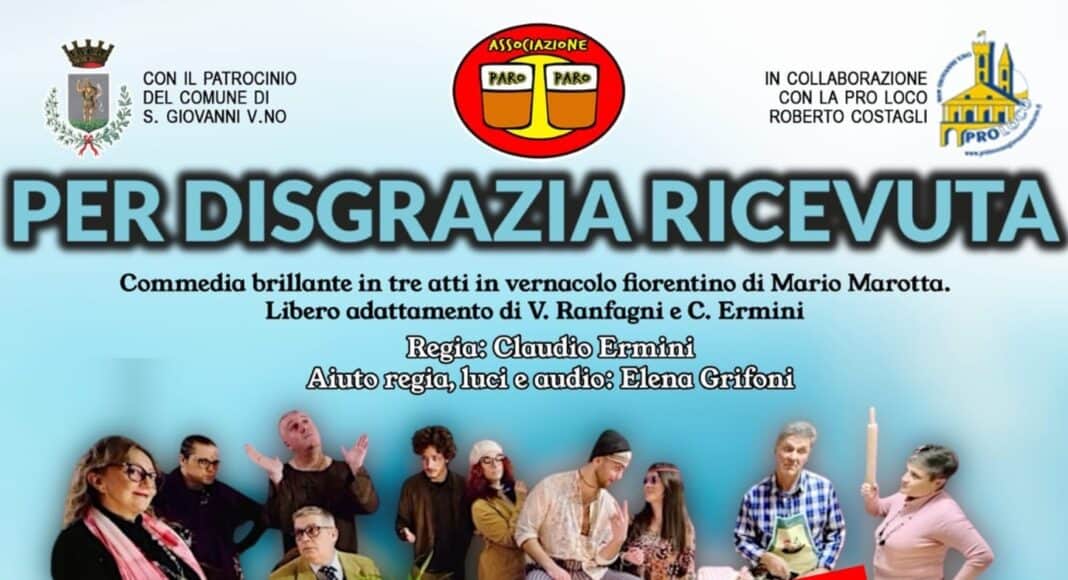Teatro Tegoleto annullato lo spettacolo “Per disgrazia ricevuta”