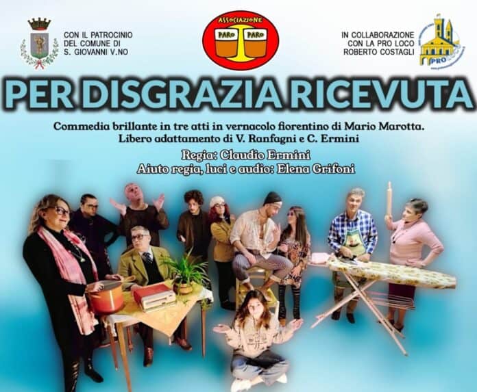 Teatro di Tegoleto commedia in tre atti “Per disgrazia ricevuta”