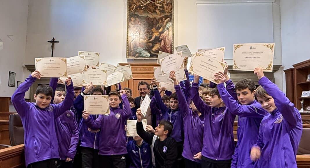 Consegnati gli attestati di merito agli Esordienti della Castiglionese