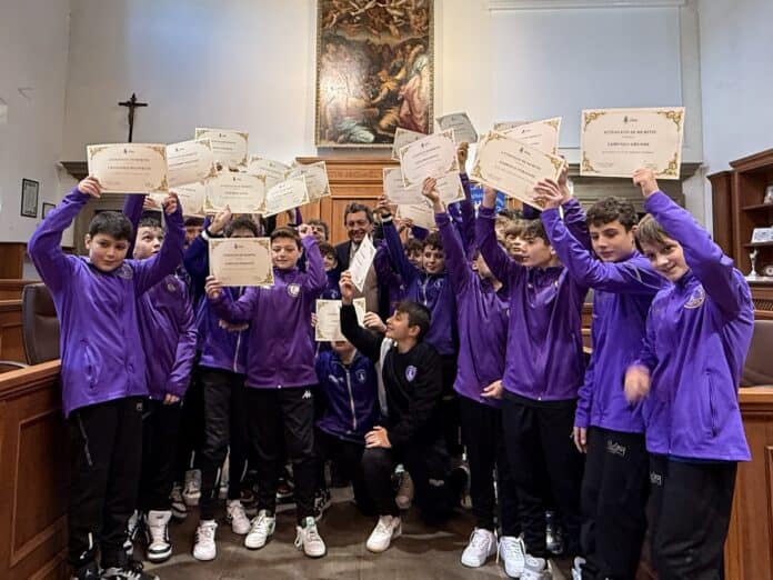Consegnati gli attestati di merito agli Esordienti della Castiglionese