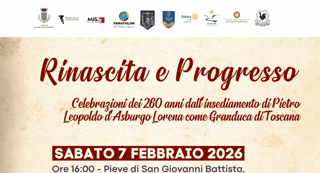 A San Giovanni l’evento dedicato a Pietro Leopoldo d'Asburgo Lorena