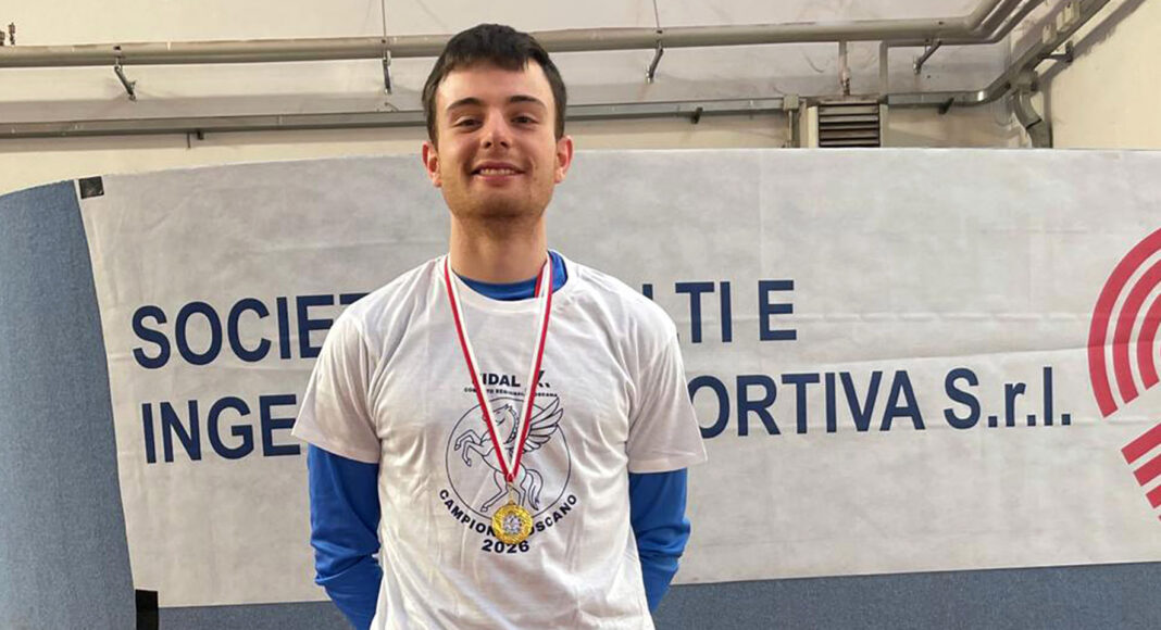 Riccardo Cincinelli è campione toscano nei 60 ostacoli