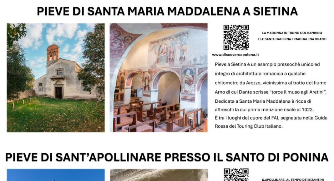 Capolona: aperture della Pieve di Sietina e del Santo di Ponina 