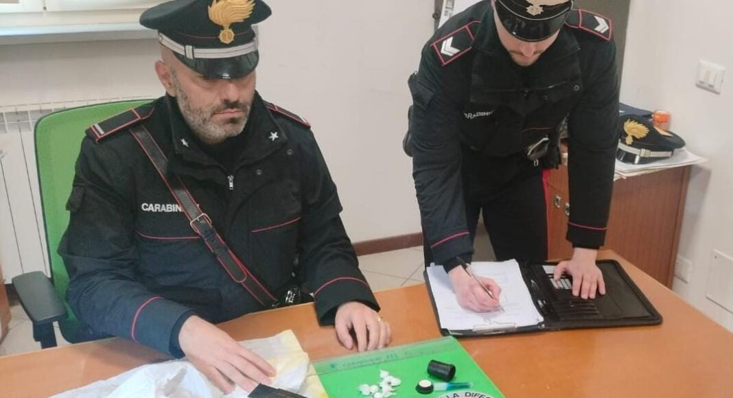 I Carabinieri di Cortona arrestano spacciatore