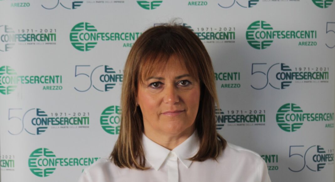 Simona Ferrini confermata alla guida di Confesercenti Valdarno