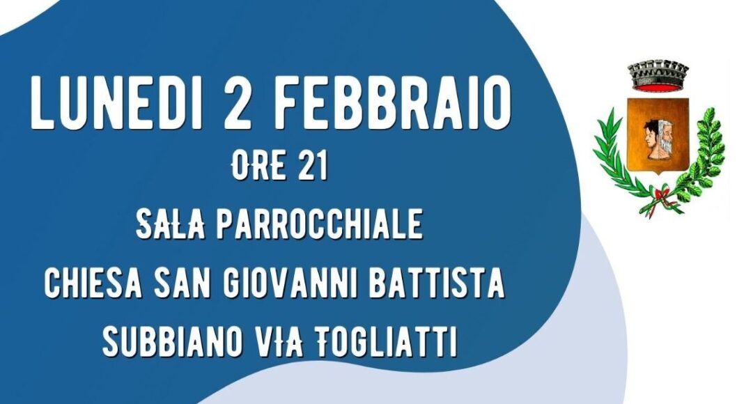 Subbiano Polizia Municipale incontra i cittadini sul tema sicurrezza