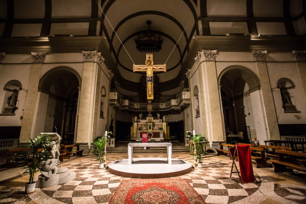 chiesa della collegiata - interno - Castiglion Fiorentino