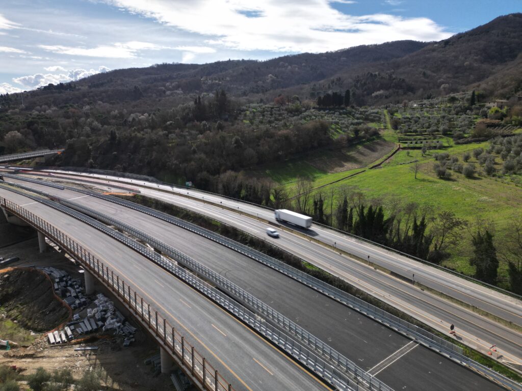 viadotto Ribuio tra Incisa e Firenze sud