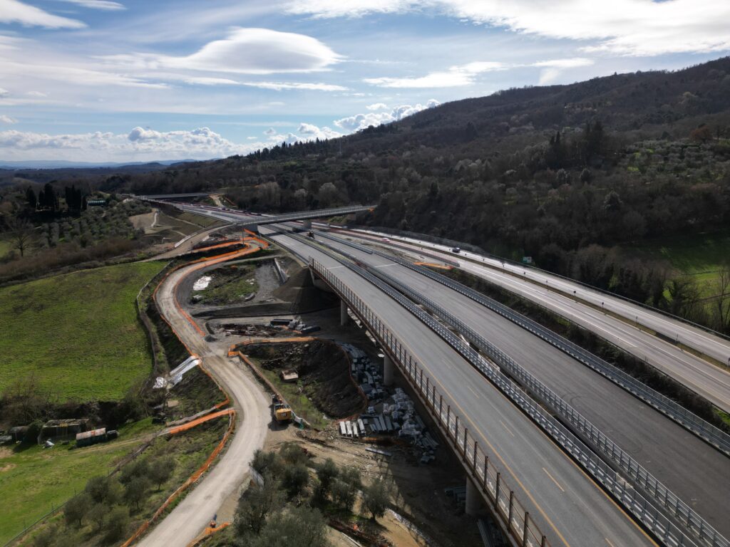 Pronto il nuovo viadotto Ribuio tra Incisa e Firenze sud