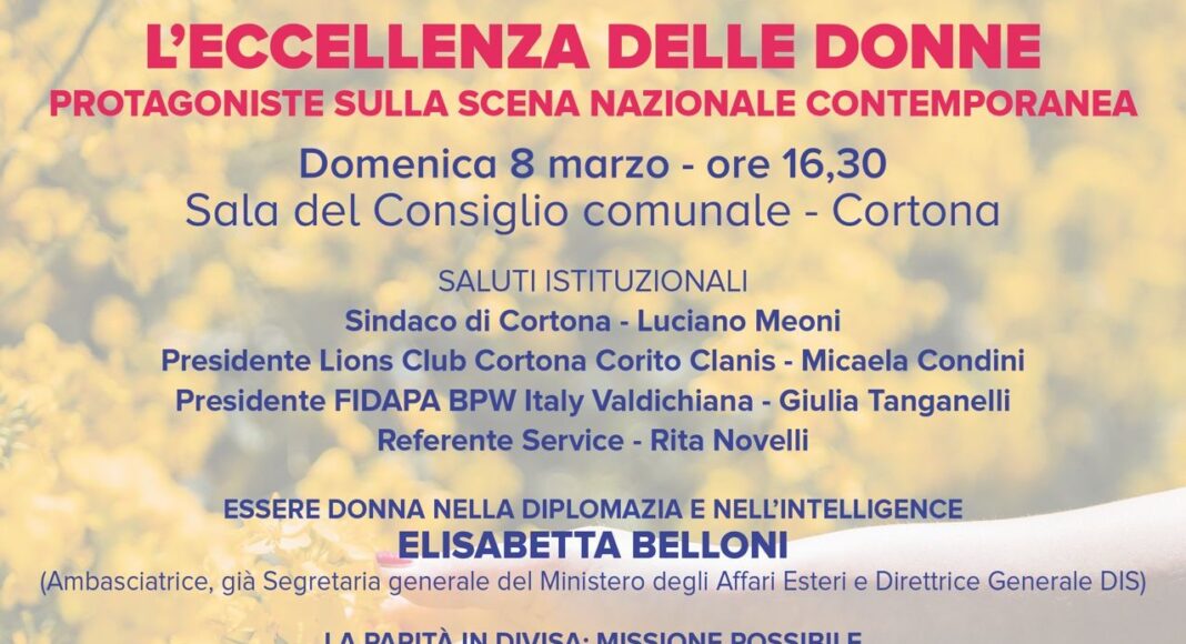 A Cortona le protagoniste «L’eccellenza delle donne»