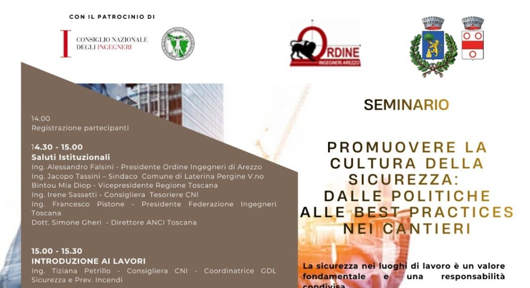 A Pieve a Presciano un seminario sulla sicurezza nei cantieri