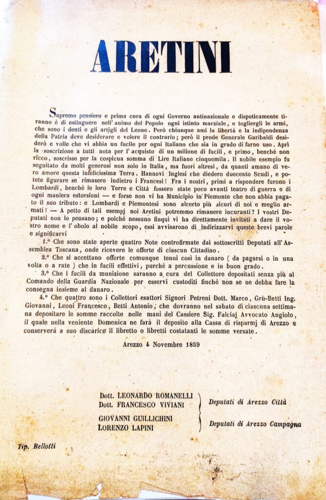 Documenti scritti 1843 e il 1862