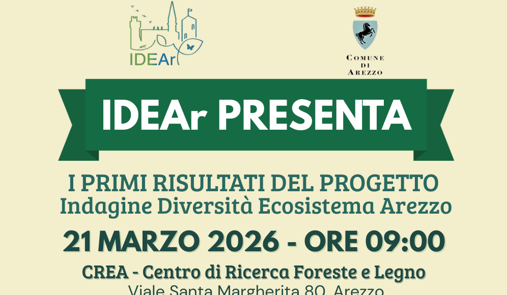 Biodiversità urbana del Comune di Arezzo il progetto IDEAr