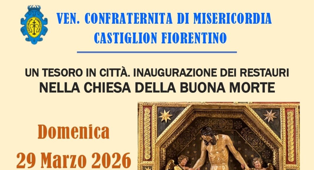 Castiglioni: inaugurazione del restauro nella chiesa della Buona Morte