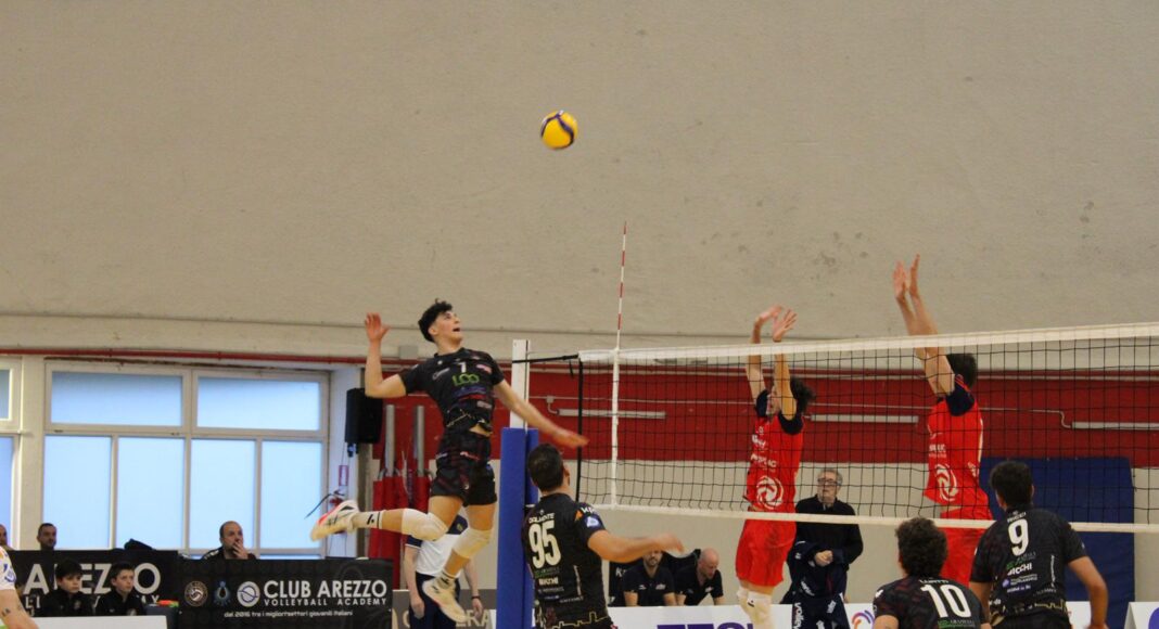 Club Arezzo esce sconfitto dalla partita con il Volley Camaiore