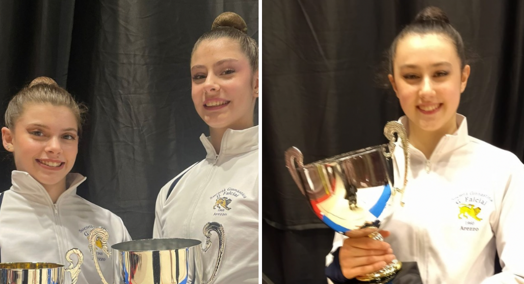 Maria Vittoria Berti e Ginevra Bindi campionesse di ginnastica
