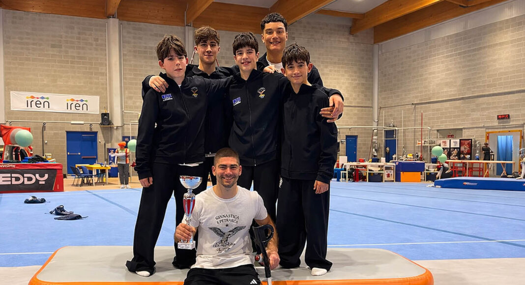 Ginnastica Petrarca trionfa al debutto in serie C Artistica Maschile