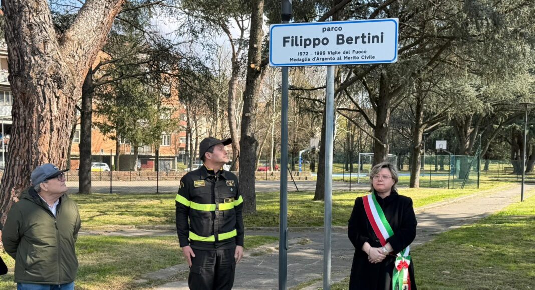 Intitolato a Filippo Bertini il parco adiacente al Villaggio Dante