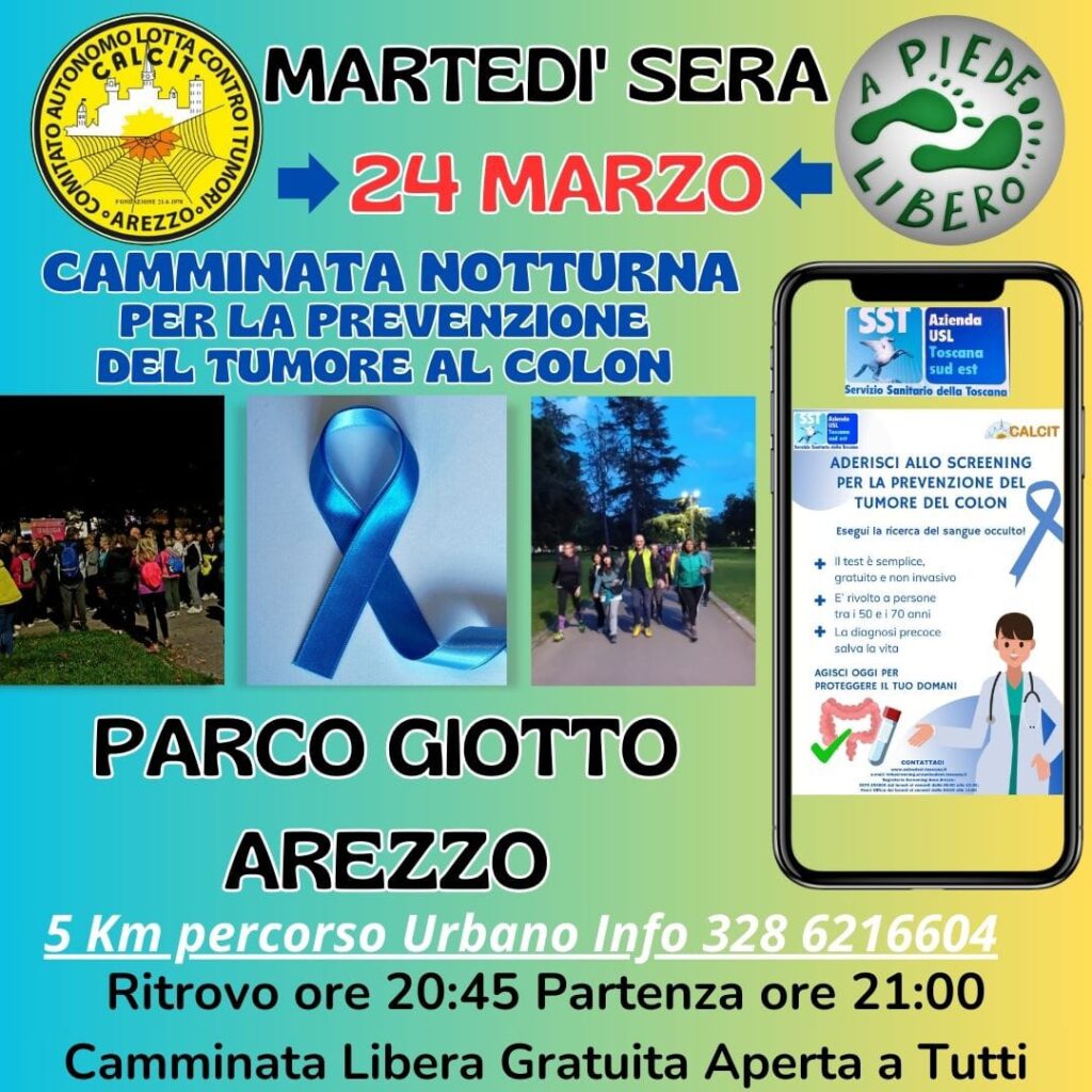 Prevenzione tumore del colon-retto, le iniziative di Asl e Calcit