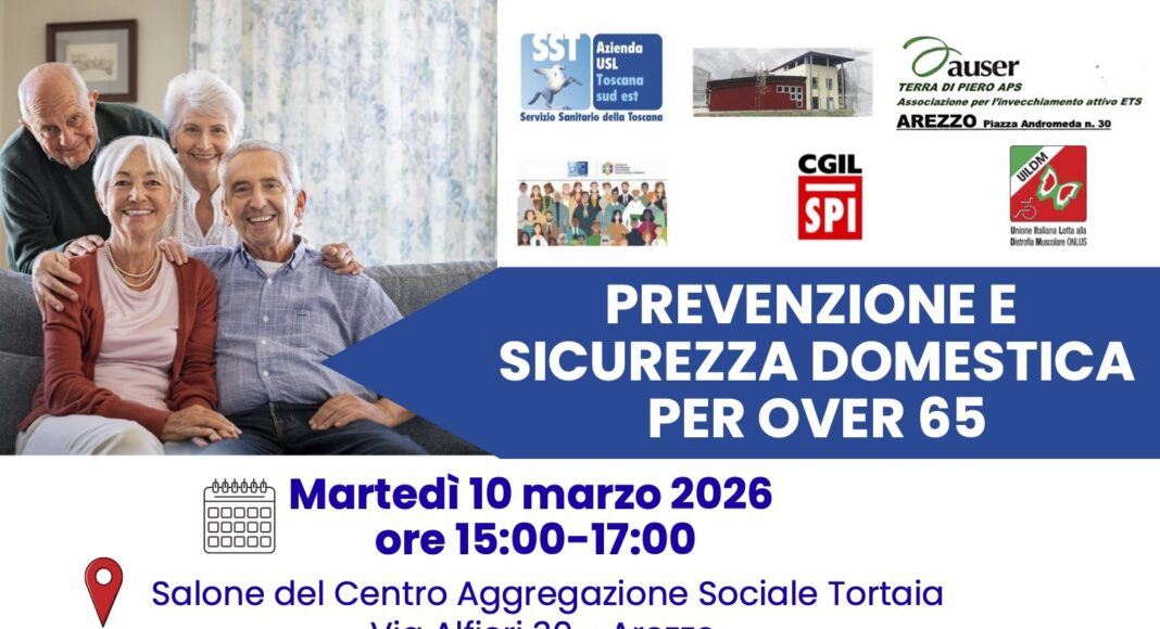 Sicurezza domestica ad Arezzo un incontro dedicato agli over 65