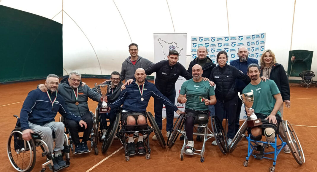 Il Tennis Giotto conquista il titolo toscano di wheelchair tennis