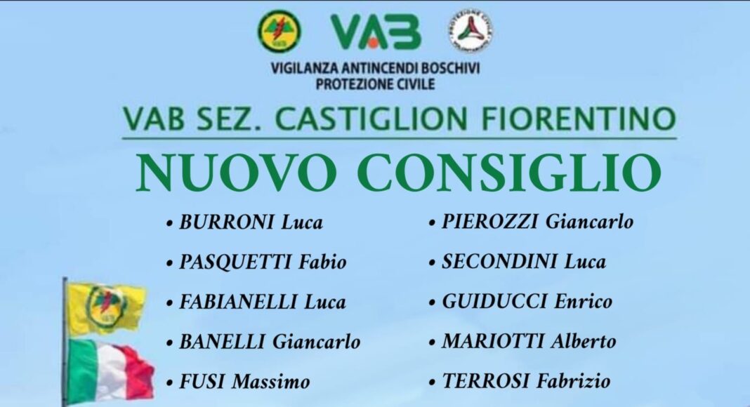 Castiglion Fiorentino : rinnovato il Consiglio Direttivo della Vab