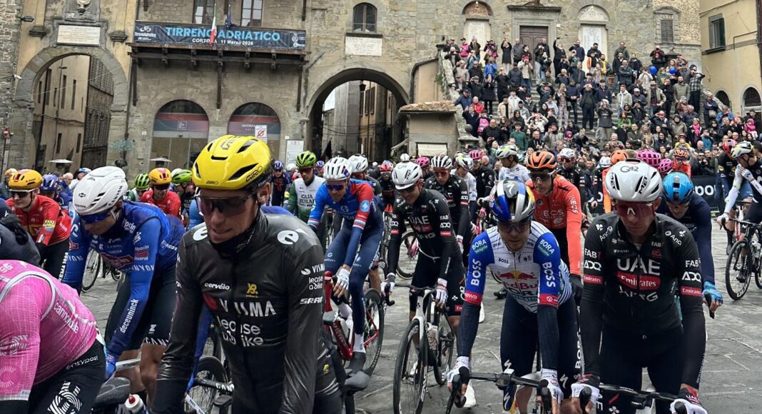 Cortona fa il giro del mondo con la Tirreno Adriatico