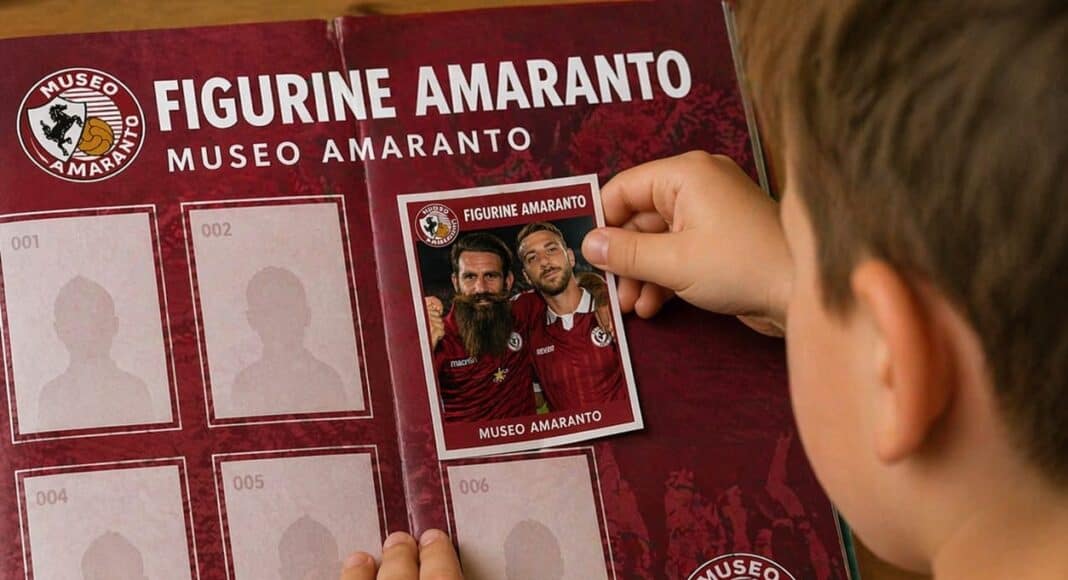Storia Amaranto in figurine: l'iniziativa del Museo per la Serie B