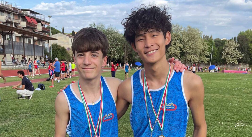 Cinque medaglie e sei record personali all’Alga Atletica Arezzo