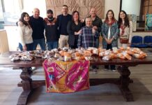 Colombe pasquali in dono da Porta del Foro alla Casa Pia