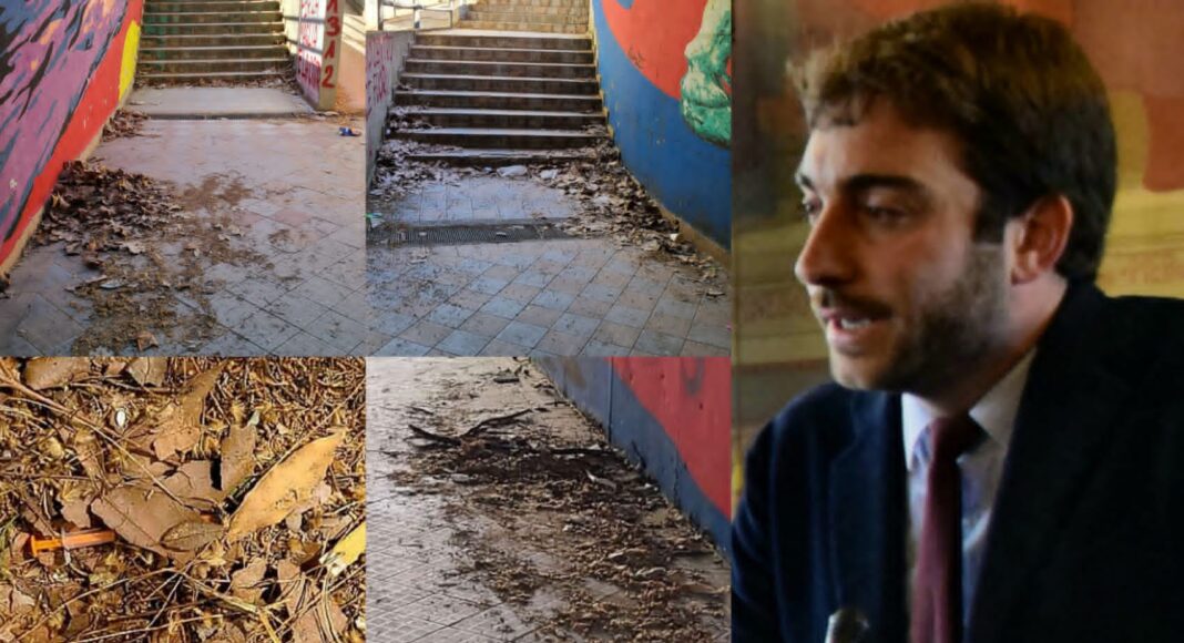 Gallorini (PD) «sottopasso del parco Giotto tra sporcizia e siringhe»
