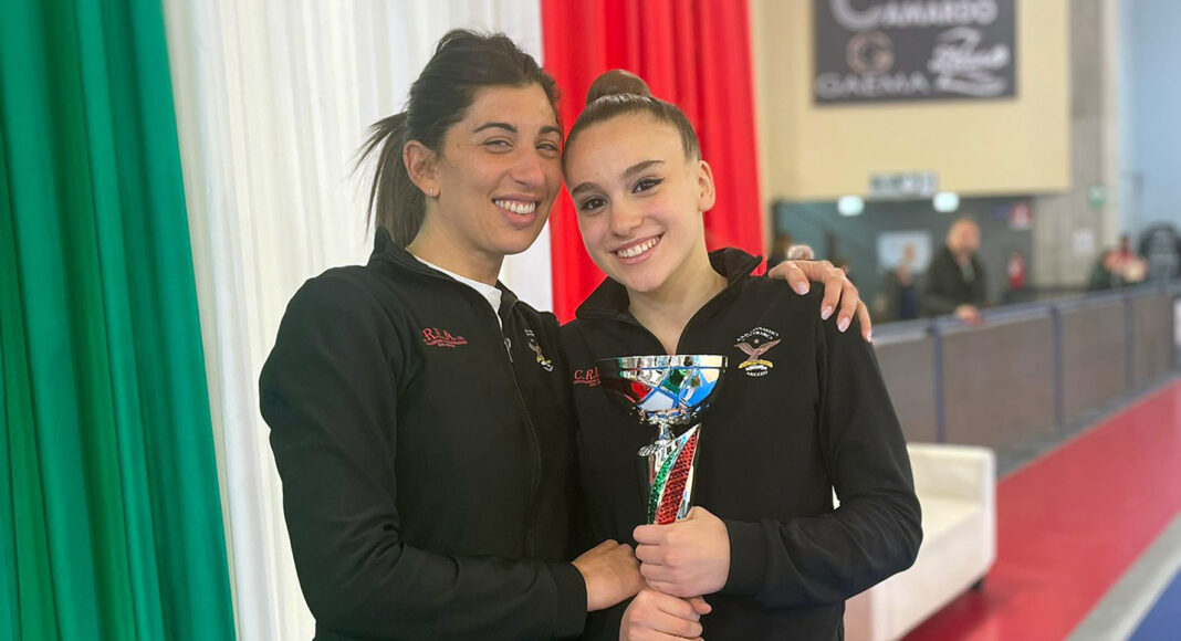 Ginnastica Petrarca sul tetto d’Italia della Ritmica con Giulia Perli