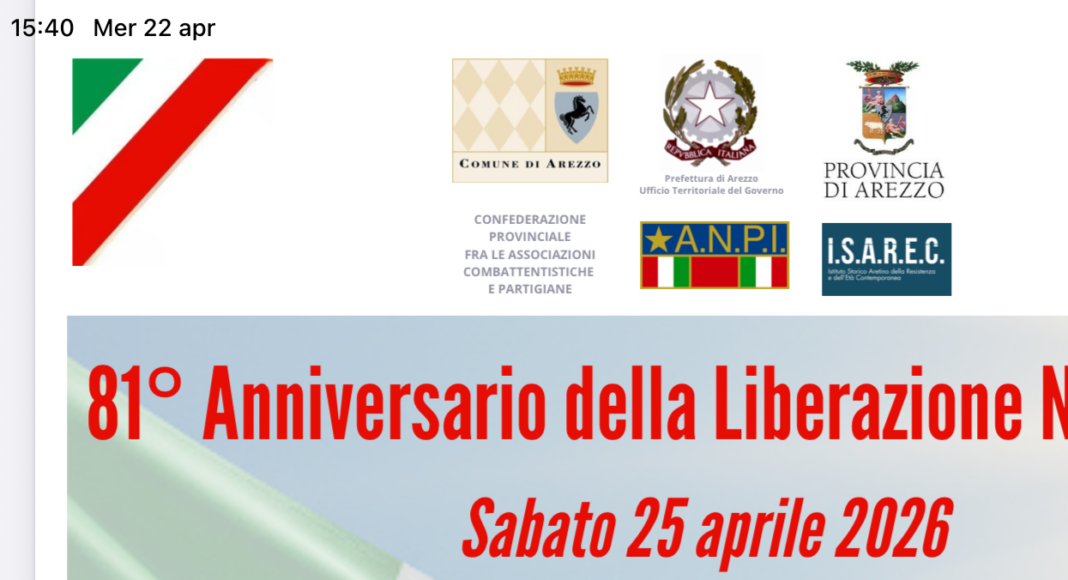 ​81esimo Anniversario della Liberazione Nazionale - 25 aprile 2026