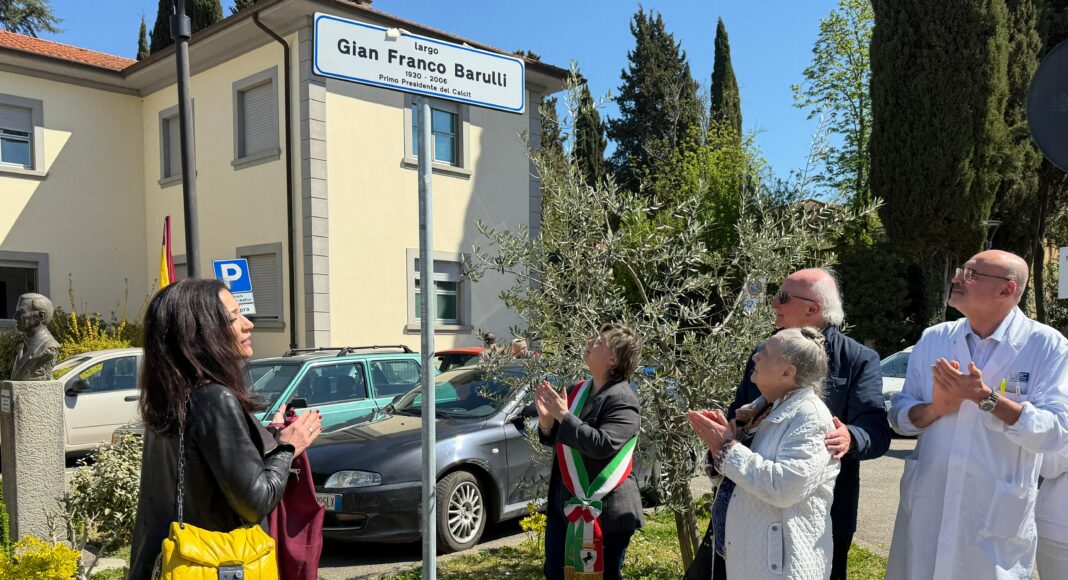 Ingresso del Centro oncologico intitolato a Gian Franco Barulli