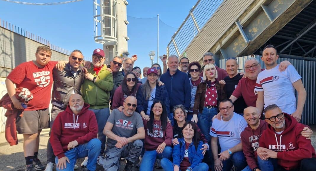 La visita del presidente Manzo nella sede di Orgoglio Amaranto