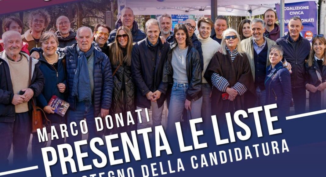 Marco Donati apre la campagna elettorale e presenta le liste