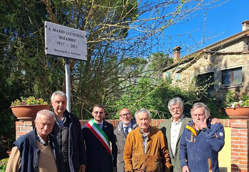 Ponte Buriano una targa in memoria di Mario Lucherini “Bozambo”